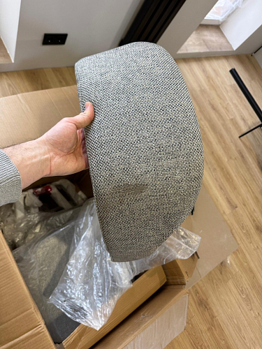 Стул на металлокаркасе Twin серый / черный фото покупателя 29