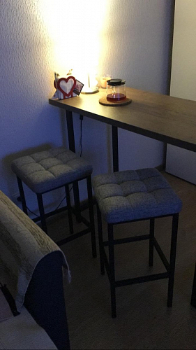 Барный стул Лофт катания минт / белый матовый фото покупателя 255