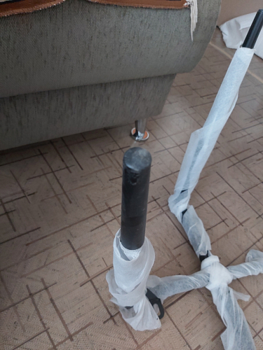 Стул на металлокаркасе Capri blue / white фото покупателя 20