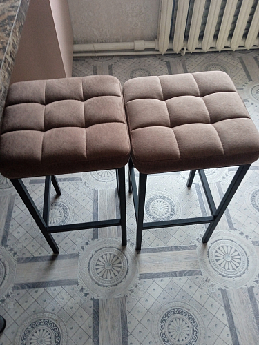 Барный стул Лофт катания минт / белый матовый фото покупателя 102