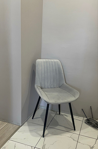 Стул на металлокаркасе Седа К латте / черный фото покупателя 133