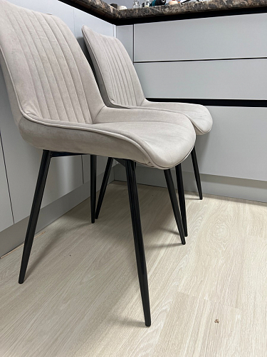 Стул на металлокаркасе Седа К кирпичный / черный фото покупателя 280