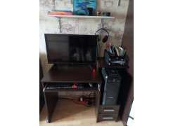 Компьютерный стол Джаз-24 левый белый фото покупателя 9