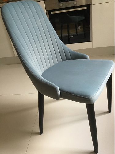 Стул на металлокаркасе Kora gray / black фото покупателя 230