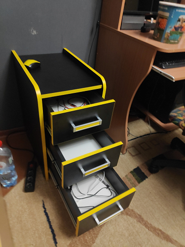 Тумба Ханна черная / красная - Уцененный экземпляр фото покупателя 145