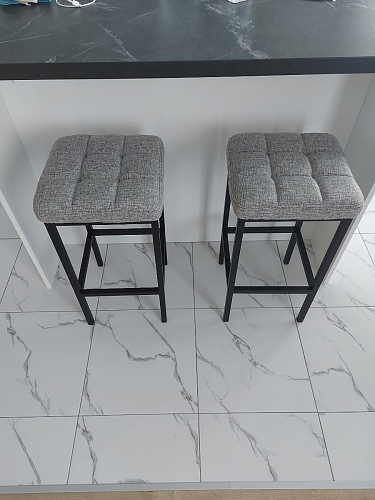 Барный стул Лофт катания лаванда / белый матовый фото покупателя 312