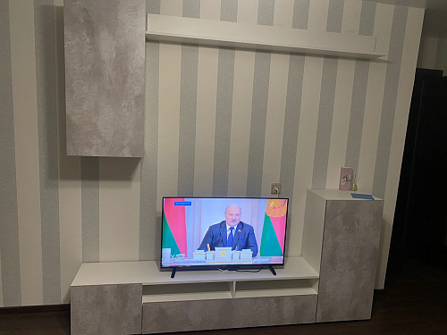 Готовая гостиная Oluwande белый / цемент светлый фото покупателя 5