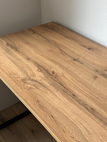 Письменный стол Клер Лофт дуб делано темный / черный матовый фото покупателя 28