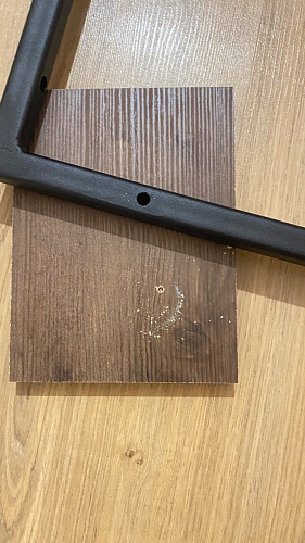 Письменный стол Лео Лофт бетон / черный матовый фото покупателя 22