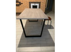 Стол Лота Лофт 140 25 мм юта / белый матовый фото покупателя 421