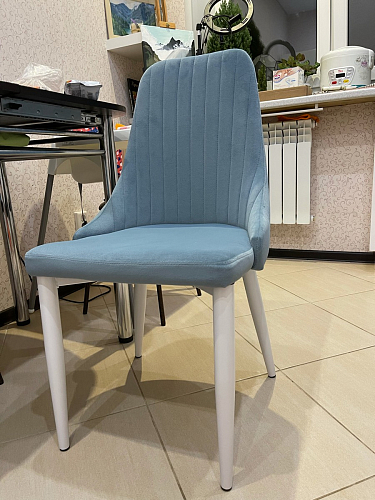 Стул на металлокаркасе Kora white / gray фото покупателя 48