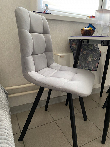 Стул на металлокаркасе Чилли бирюзовый / черный фото покупателя 1418