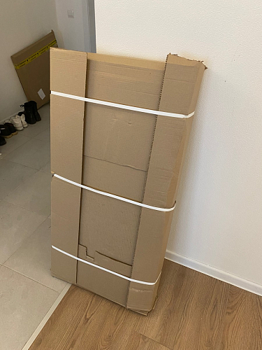 Письменный стол Леон Лофт дуб делано светлый / белый матовый фото покупателя 115