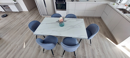 Стул на металлокаркасе Gabi 1 light purple / black фото покупателя 135