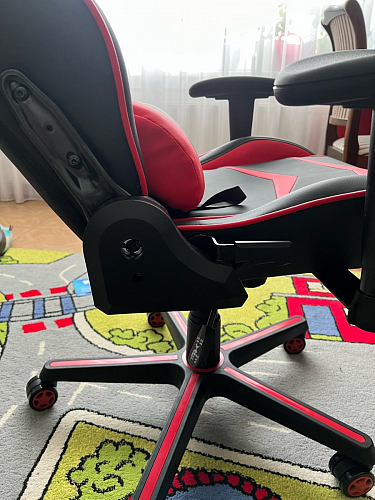 Компьютерное кресло Racer черное / оранжевое фото покупателя 84