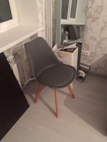 Деревянный стул Bonuss green / grey фото покупателя 57