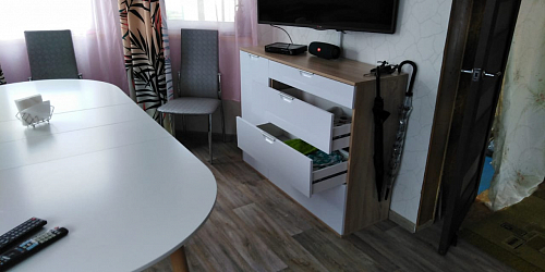 Комод Кастор белый глянец фото покупателя 13