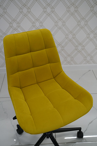 Компьютерное кресло Честер темно-серый велюр velutto 32 / белый из шоурума 2