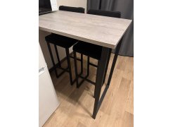 Барная стойка Дилан Лофт 120х40х90 бетон светлый фото покупателя 185