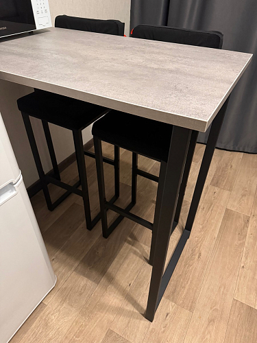 Барная стойка Дилан Лофт 120х40х98 дуб делано темный фото покупателя 185