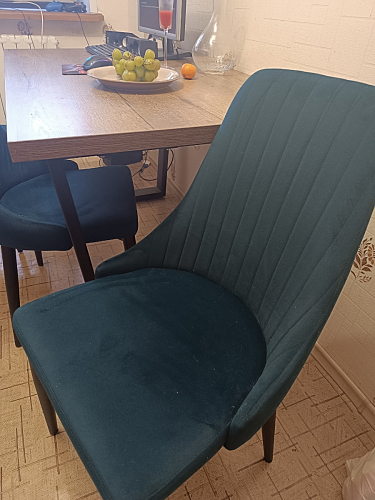 Стул на металлокаркасе Kora light purple / black фото покупателя 294