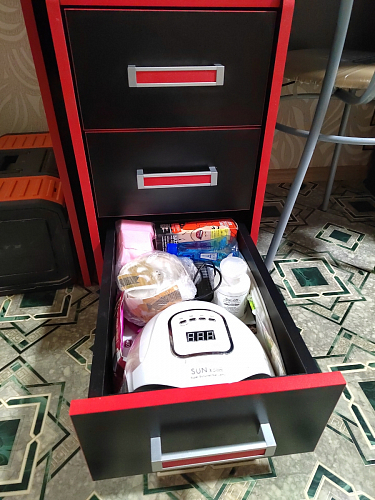 Тумба Ханна черная / красная - Уцененный экземпляр фото покупателя 127