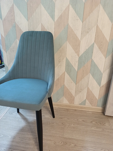 Стул на металлокаркасе Kora beige / black фото покупателя 142