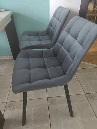 Стул на металлокаркасе Челси К бирюзовый / черный фото покупателя 96