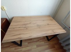 Стол Лота Лофт 140 25 мм юта / белый матовый фото покупателя 277