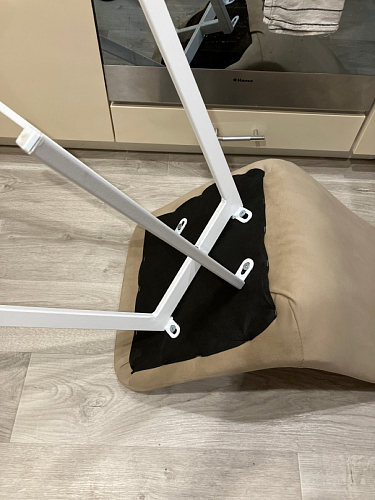 Стул на металлокаркасе Чилли синий / белый фото покупателя 981