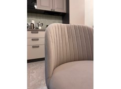 Стул на металлокаркасе Gabi 1 light purple / black фото покупателя 490