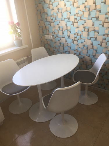 Стул Tulip белый / серый фото покупателя 2