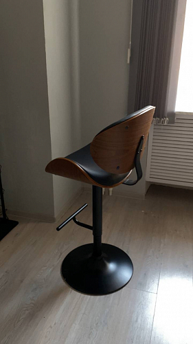 Барный стул JY1076 коричневый / черный фото покупателя 3