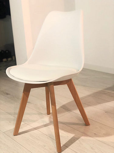 Деревянный стул Bonuss темно-серый / черное сидение / черный фото покупателя 11