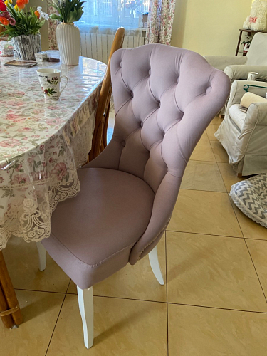 Деревянный стул Милано 1 бежевый / белый фото покупателя 68