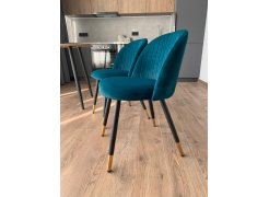 Стул на металлокаркасе Gabi 1 gray / black фото покупателя 36