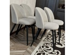 Стул на металлокаркасе Gabi gray / black фото покупателя 516