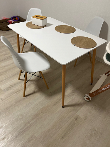 Стол Table 110 white / wood фото покупателя 21