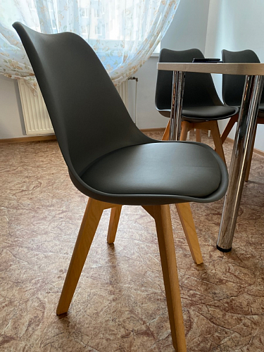 Деревянный стул Bonuss dark gray фото покупателя 55