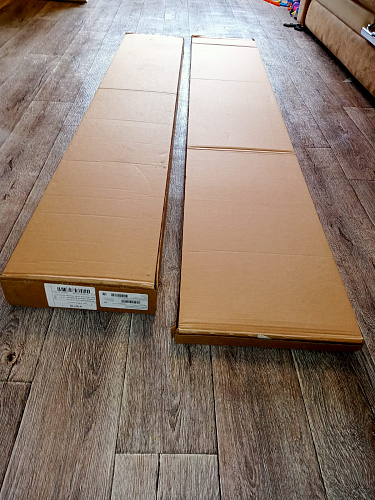 Письменный стол Комфорт 12.71 дуб золотой craft / белая аляска  - Уцененный экземпляр фото покупателя 170