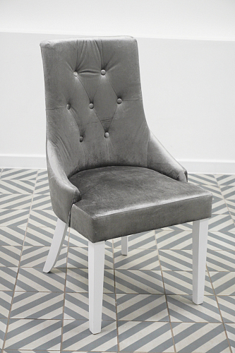 Стул Elegance dark walnut / fabric cream из шоурума 10