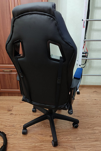 Компьютерное кресло Driver/Драйвер кожзам черный / серый фото покупателя 137