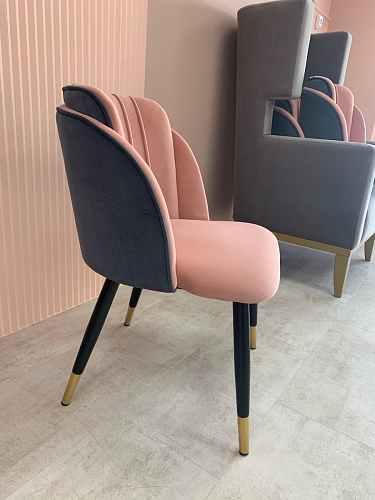 Стул на металлокаркасе Orly khaki / green фото покупателя 17