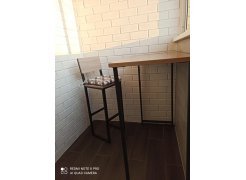 Барная стойка Дилан Лофт 120х60х90 бетон фото покупателя 114