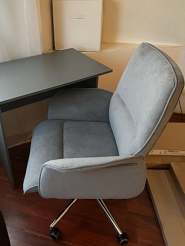 Компьютерное кресло York/Йорк серое фото покупателя 12