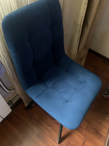 Стул на металлокаркасе Чилли бежевый / белый каркас фото покупателя 944