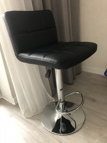 Барный стул Paskal black / chrome фото покупателя 7