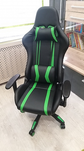 Компьютерное кресло Blok green / black фото покупателя 2