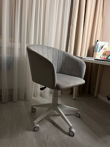 Компьютерное кресло Тибо светло-коричневый / белый фото покупателя 189