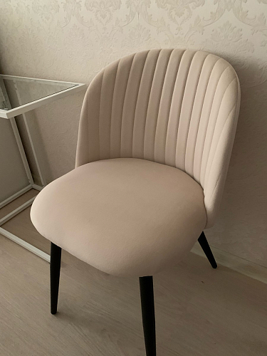 Стул на металлокаркасе Gabi green / black / silver фото покупателя 44